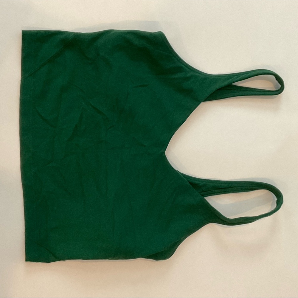 Lululemon Green Crop Tank Sz 6 (359)